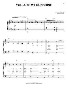 You Are My Sunshine von Jimmy Davis (Download) 