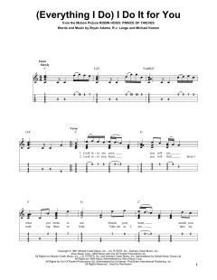 (Everything I Do) I Do It For You von Bryan Adams (Download) 
