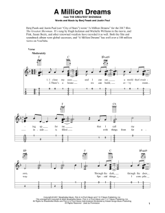 A Million Dreams von Benj Pasek (Download) 