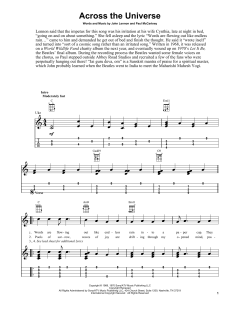 Across The Universe von The Beatles (Download) 