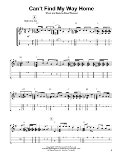 Can't Find My Way Home von Eric Clapton (Download) 