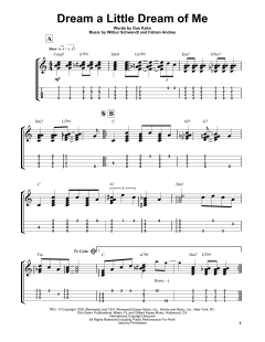 Dream A Little Dream Of Me von Gus Kahn (Download) 