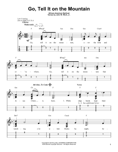 Go, Tell It On The Mountain von John W. Work Jr. (Download) 