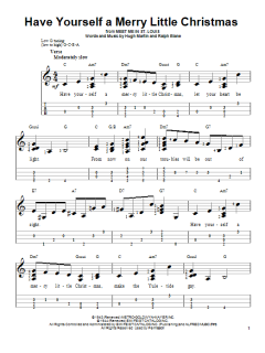 Have Yourself A Merry Little Christmas von Hugh Martin (Download) 
