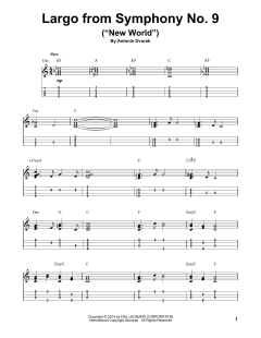 Largo From Symphony No. 9 von Antonín Dvořák (Download) 