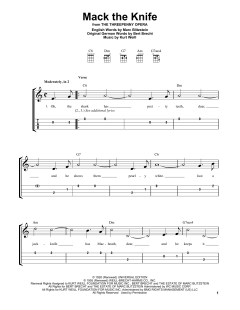 Mack The Knife von Bobby Darin (Download) 