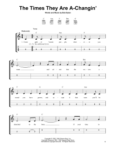 The Times They Are A-Changin' von Bob Dylan (Download) 