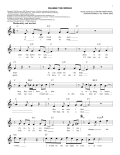 Change The World von Eric Clapton (Download) 