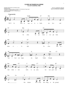 Close As Pages In A Book von Dorothy Fields (Download) 