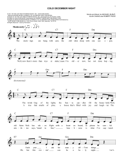 Cold December Night von Michael Bublé (Download) 