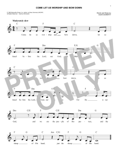 Come Let Us Worship And Bow Down von David J. Doherty (Download) 