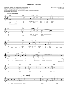 Constant Craving von K.D. Lang (Download) 
