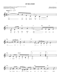 Cry Me A River von Joe Cocker (Download) 