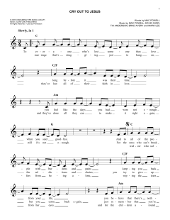 Cry Out To Jesus von Third Day (Download) 