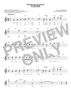 Dancing On The Ceiling von Richard Rodgers (Download) 