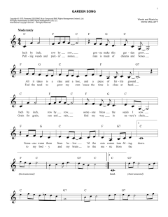 Garden Song von John Denver (Download) 
