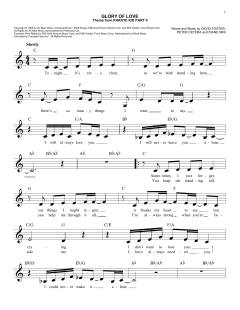 Glory Of Love von Peter Cetera (Download) 