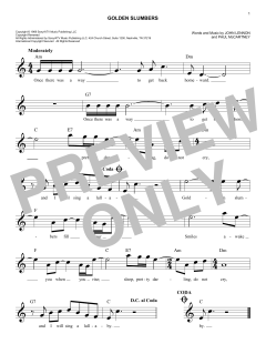 Golden Slumbers von The Beatles (Download) 