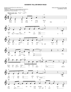Goodbye Yellow Brick Road von Elton John (Download) 