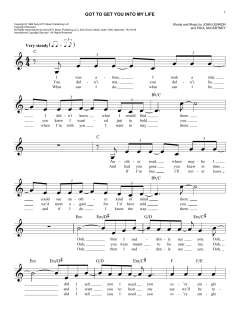Got To Get You Into My Life von The Beatles (Download) 