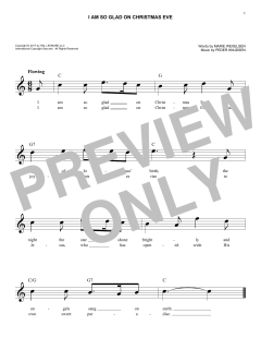 I Am So Glad On Christmas Eve von Marie Wexelsen (Download) 