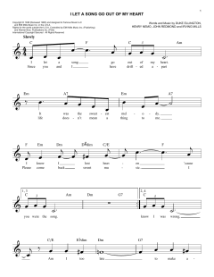 I Let A Song Go Out Of My Heart von Duke Ellington (Download) 