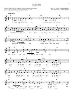 I Wanna Sing von Scott Krippayne (Download) 