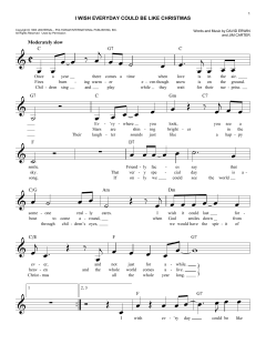 I Wish Everyday Could Be Like Christmas von Jim Carter (Download) 