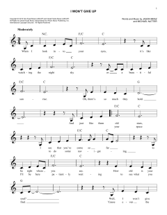 I Won't Give Up von Jason Mraz (Download) 