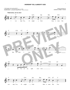 I Worship You, Almighty God von Sondra Corbett-Wood (Download) 