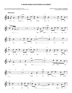 It Never Rains In Southern California von Albert Hammond (Download) 