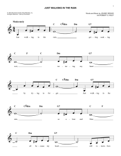 Just Walking In The Rain von Johnny Bragg (Download) 