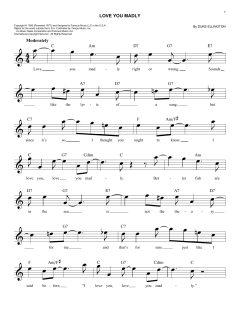 Love You Madly von Duke Ellington (Download) 