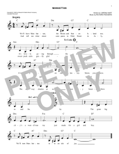 Manhattan von Richard Rodgers (Download) 