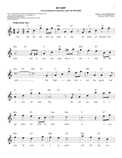 My Ship von Ira Gershwin (Download) 
