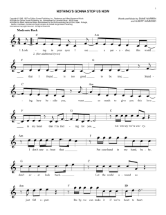 Nothing's Gonna Stop Us Now von Starship (Download) 