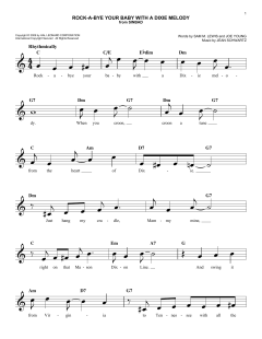 Rock-A-Bye Your Baby With A Dixie Melody von Al Jolson (Download) 