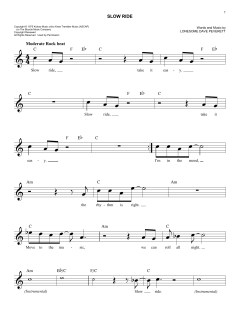 Slow Ride von Foghat (Download) 