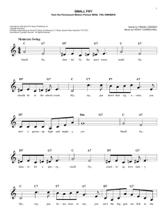 Small Fry von Frank Loesser (Download) 