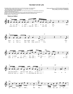 The Rest Of My Life von Bruno Mars (Download) 
