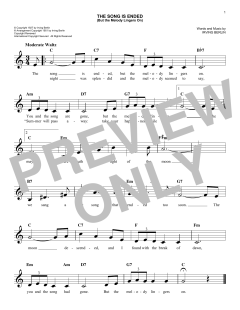 The Song Is Ended (Download) 