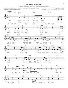 Up Where We Belong von Will Jennings (Download) 