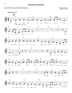 Walking On Sunshine von Katrina And The Waves (Download) 