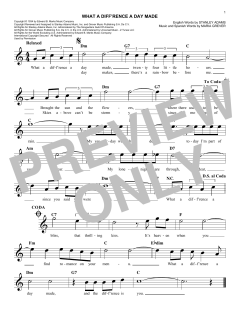 What A Diff'rence A Day Made von Stanley Adams (Download) 