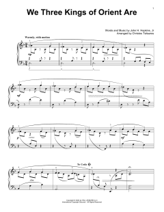 We Three Kings Of Orient Are von John H. Hopkins Jr. (Download) 