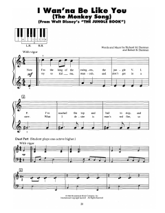 I Wan'na Be Like You von Robert Bernard Sherman (Download) 