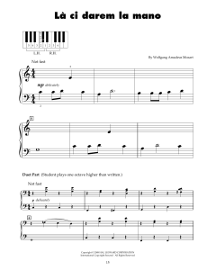 La Ci Darem La Mano von Wolfgang Amadeus Mozart (Download) 