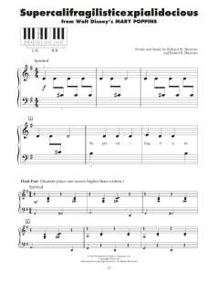 Supercalifragilisticexpialidocious von Robert Bernard Sherman (Download) 