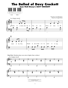 The Ballad Of Davy Crockett von Fess Parker (Download) 