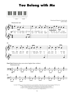 You Belong With Me von Taylor Swift (Download) 